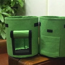 Charger l'image dans la galerie, Plant Bag Potato Grow Container Bag DIY Planter PE Cloth Planting Vegetable Gardening Thicken Vegetable Pot Planting Grow Bag
