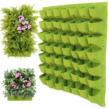 Load image into Gallery viewer, Wall Hanging Planting Bags 4/12/18/36/64Pockets Green Grow Bag Planter Vertical Garden Vegetable Living Garden Bag Home Supplies
