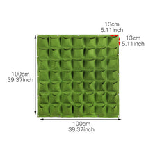 Load image into Gallery viewer, Wall Hanging Planting Bags 4/12/18/36/64Pockets Green Grow Bag Planter Vertical Garden Vegetable Living Garden Bag Home Supplies
