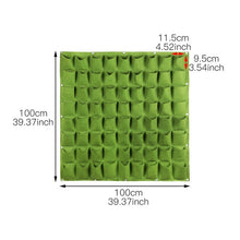Load image into Gallery viewer, Wall Hanging Planting Bags 4/12/18/36/64Pockets Green Grow Bag Planter Vertical Garden Vegetable Living Garden Bag Home Supplies
