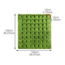 Load image into Gallery viewer, Wall Hanging Planting Bags 4/12/18/36/64Pockets Green Grow Bag Planter Vertical Garden Vegetable Living Garden Bag Home Supplies

